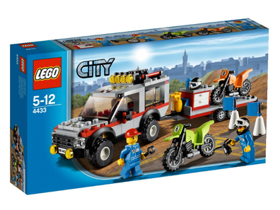 LEGO Set-Dirt Bike Transporter (4433-1)-Town / City / Off-Road-4433-3-Creative Brick Builders
